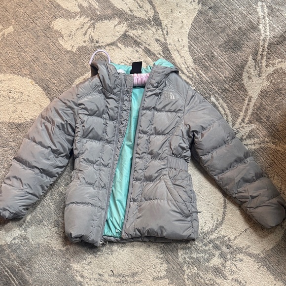 The North Face 369 count Kids Gray Puffer Jacket - Picture 1 of 16